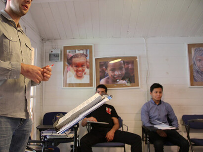 Clase de inglés siguiendo el método Callan