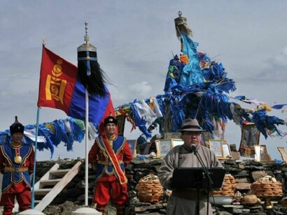 During a speech in Mongolia