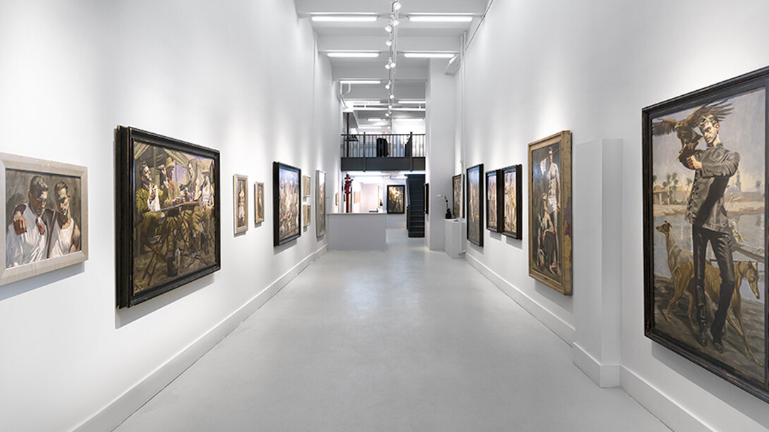 Mark Beard | Bruce Sargeant (1898-1938): Parlor, Gymnasium, and Field. Exhibition view.Courtesy of ClampArt