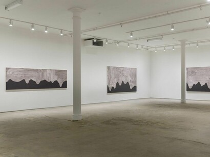 Carl Ostendarp, Exhibition view. Courtesy of Elizabeth Dee