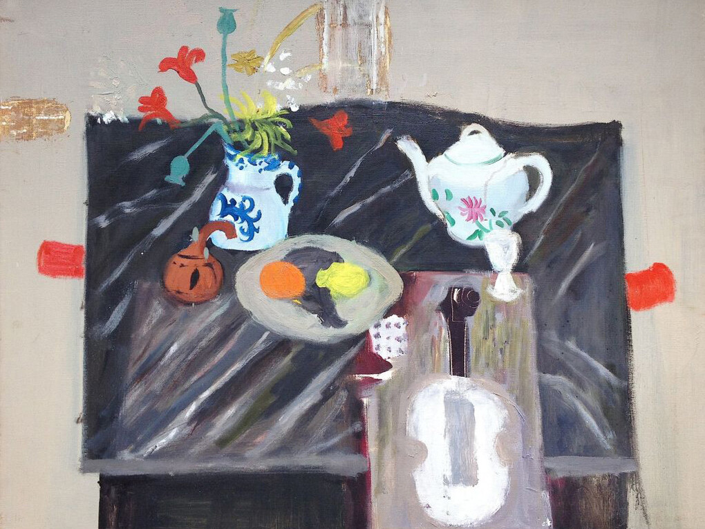 David McClure RSA RSW RGI, Still Life with Violin