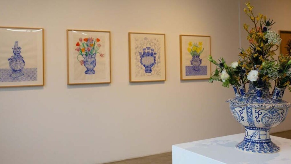 Sandow Birk and Elyse Pignolet. Courtesy of Track 16 Gallery