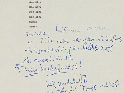 Putting the thinking cap on dullness. Thomas Bernhard today. Courtesy of Literature Museum
