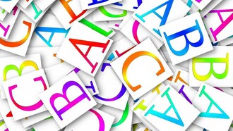 Las letras del abecedario