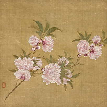 Yu Yuan, Flowering cherry, late 17th century. Courtesy of Norton Museum of Art