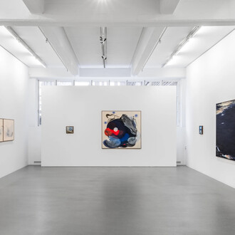 Sigrid Sandström, De blå timmarna (The blue hours), exhibition view. Courtesy of Cecilia Hillström Gallery
