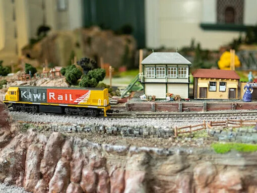 Tereina iti. Model railway, exhibition view. Courtesy of MOTAT