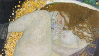 "Danae", óleo sobre lienzo, Gustav Klimt, 1907