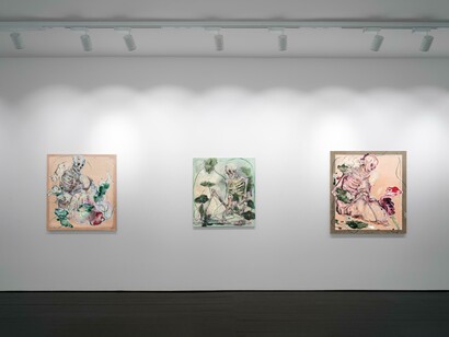 Anna Tuori, Paradise news, exhibition view. Courtesy of Contemporary Fine Arts 