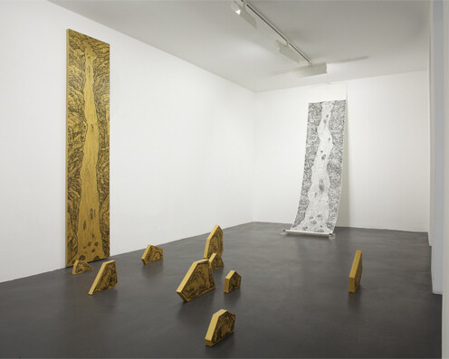 Ni Youyu, Exhibition view. Courtesy of Galerie Nathalie Obadia 