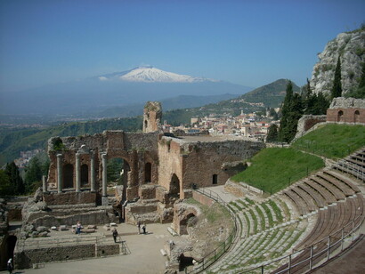 Il teatro greco di Taormina