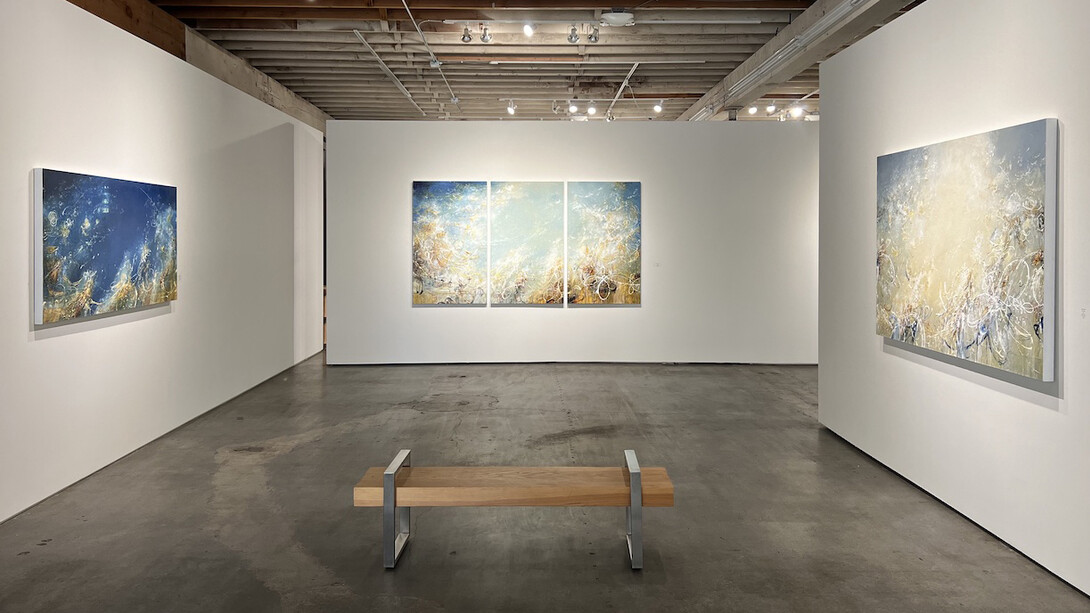 Michael Schultheis, The flowers of Fibonacci, exhibition view. Courtesy of Winston Wächter Fine Art Gallery