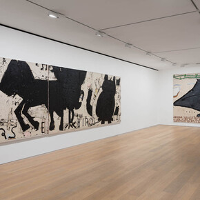 Rose Wylie, Exhibition view. Courtesy of David Zwirner