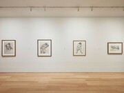 Bacon and Freud, Exhibition view. Courtesy of Marlborough Graphics