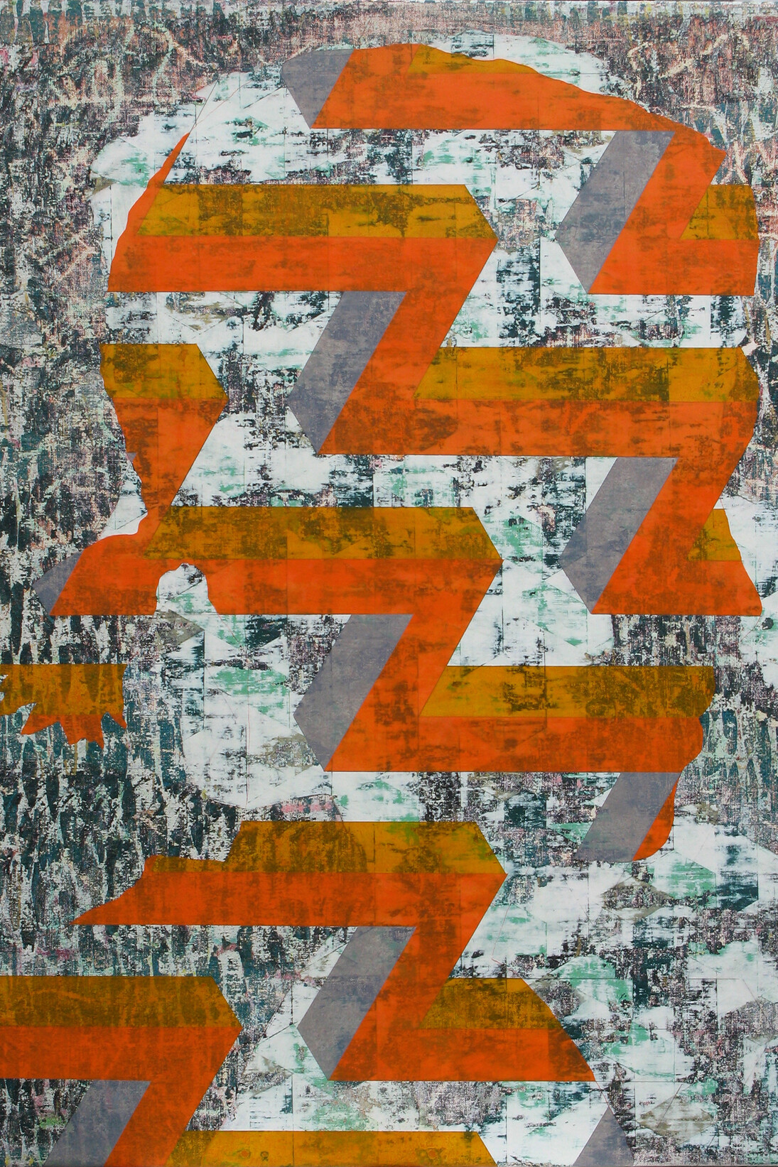 James Fisher, Oiwa, 2014, oil on canvas, 91 x 100 cm