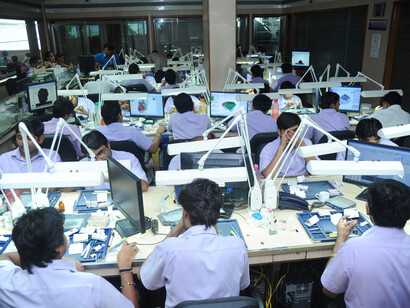 Industria de procesamiento de diamantes en China