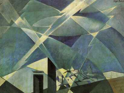 Pippo Rizzo, "Lampi", 1920, olio su tela, Archivio Pippo Rizzo, Palermo