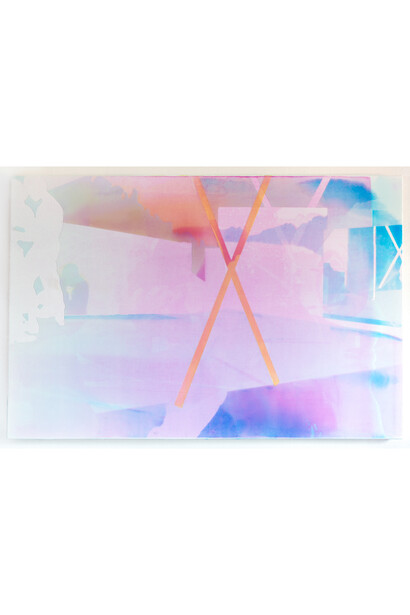 Zoe Walsh. opening II, 2018. Acrylic on canvas. 20 × 30 in; 50.8 × 76.2 cm. Image courtesy of Zeit Contemporary Art, New York.