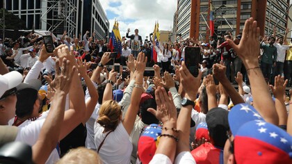 El pasado 23 de enero Juan Guaidó se proclamó «presidente encargado»