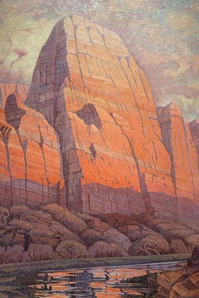 Phillip Henry Barkdull, Great white throne, 1930. Courtesy of BYU Museum of Art