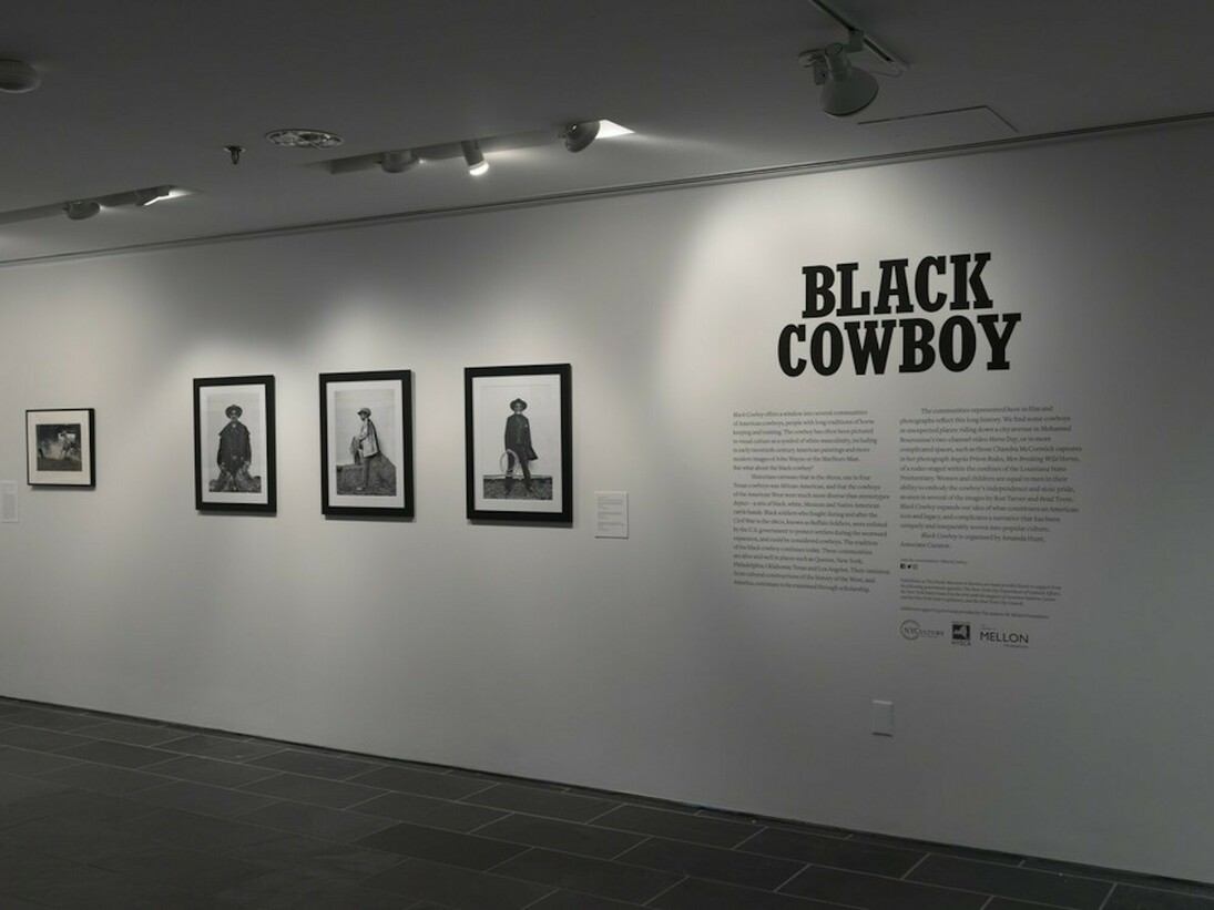 Black Cowboy, Exhibition view. Courtesy of The Studio Museum in Harlem