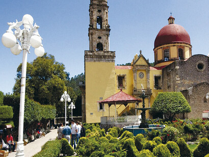 Mineral del Chico. Hidalgo, México. Centro de la población