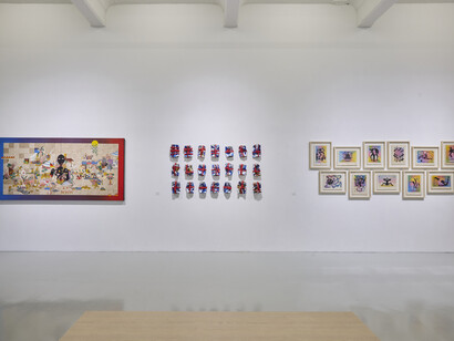 Various artists, Connecting, exhibition view. Courtesy of Mizuma Gallery 