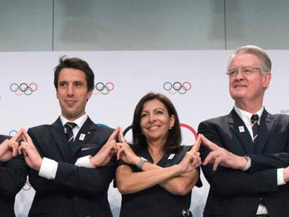 Un momento dell'assegnazione delle Olimpiadi del 2024 e del 2028