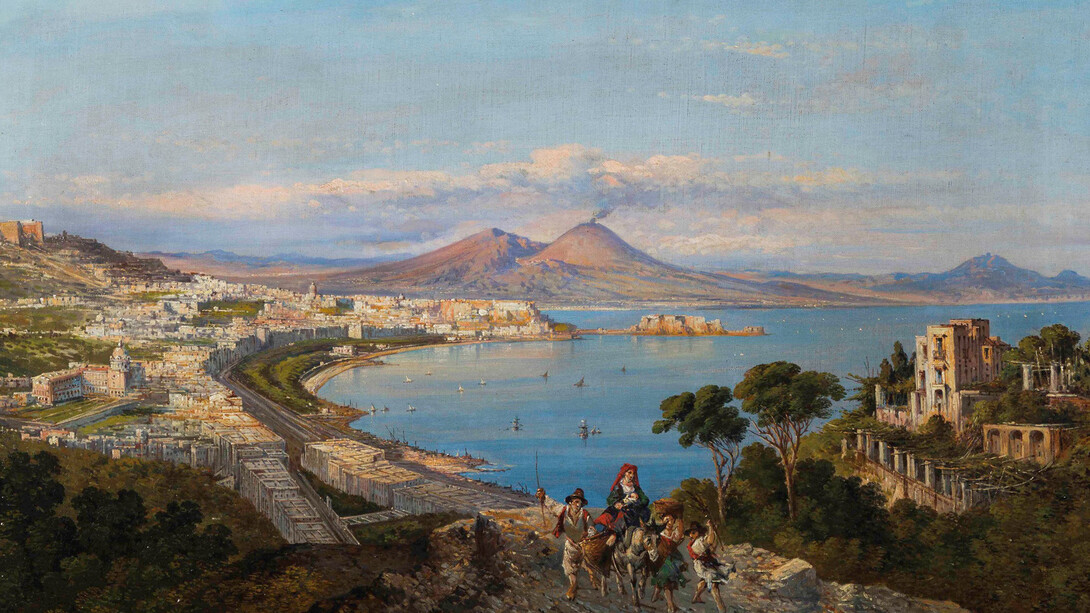 Consalvo Carelli (1818-1900), Golfo di Napoli 