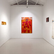 Diego Arango, Júbilo, vista de exhibición. Cortesía de Galería La Balsa 