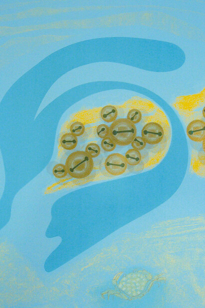 PEU A PEU SORTANT DE LA BRUME, Screenprint 1969