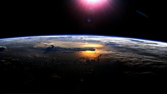Planet Earth seen from space