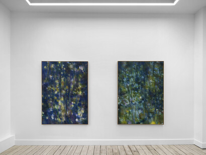 Carole Ebtinger, Sentir - de quelle couleur cela peut il être ? Exhibition view. Courtesy of Nino Mier Gallery