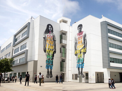 Branded Arts Festival, past edition, exhibition view. Courtesy of Branded Arts Festival