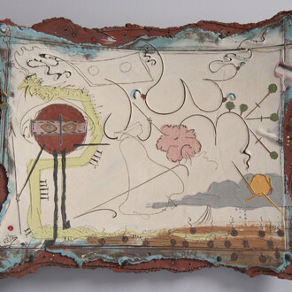 Don Reitz, I Go Without Fear , 1984. Courtesy of Lacoste Gallery