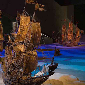 The sailing ship, exhibition view. Courtesy of The Vasa Museum