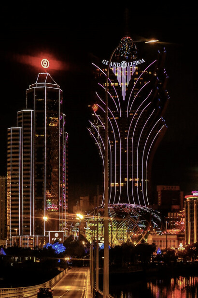 Grand Lisboa is a 47-floor, 261-metre-tall (856 ft) hotel in Sé, Macau