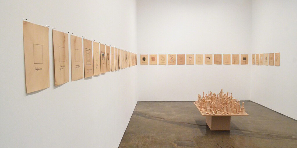 Roberta Allen, Exhibition view. Courtesy of Minus Space