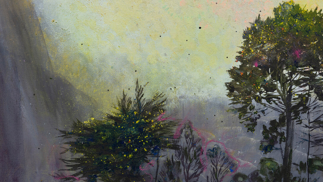 Elizabeth Magill, I’ve never felt magic, crazy as this (detail), 2026. Courtesy of Kerlin Gallery