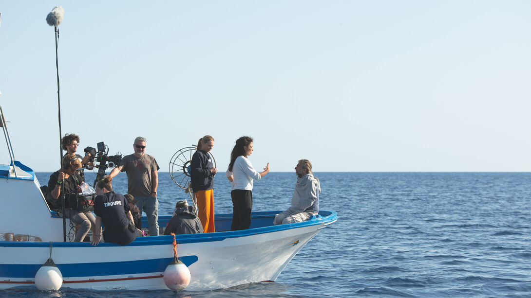 Backstage of Maybe It's Just Seasickness