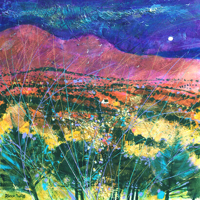 Deborah Phillips, Blueberry Sky Landscape
