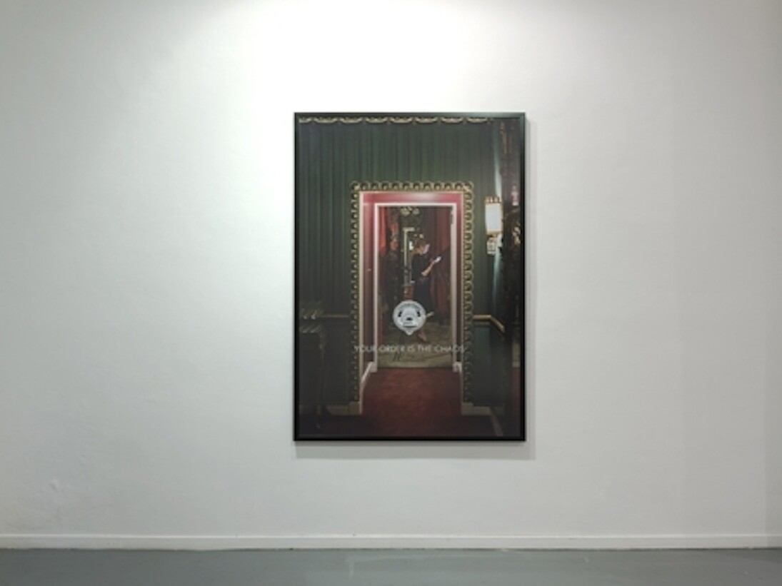 Order. Act III. Dinner at The Dorchester.Exhibition view. Courtesy of ADN Galeria
