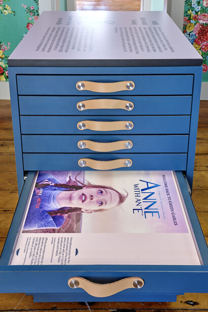 Yours sincerely, Lucy Maud Montgomery, exhibition view. Courtesy of Canadian Museum of History