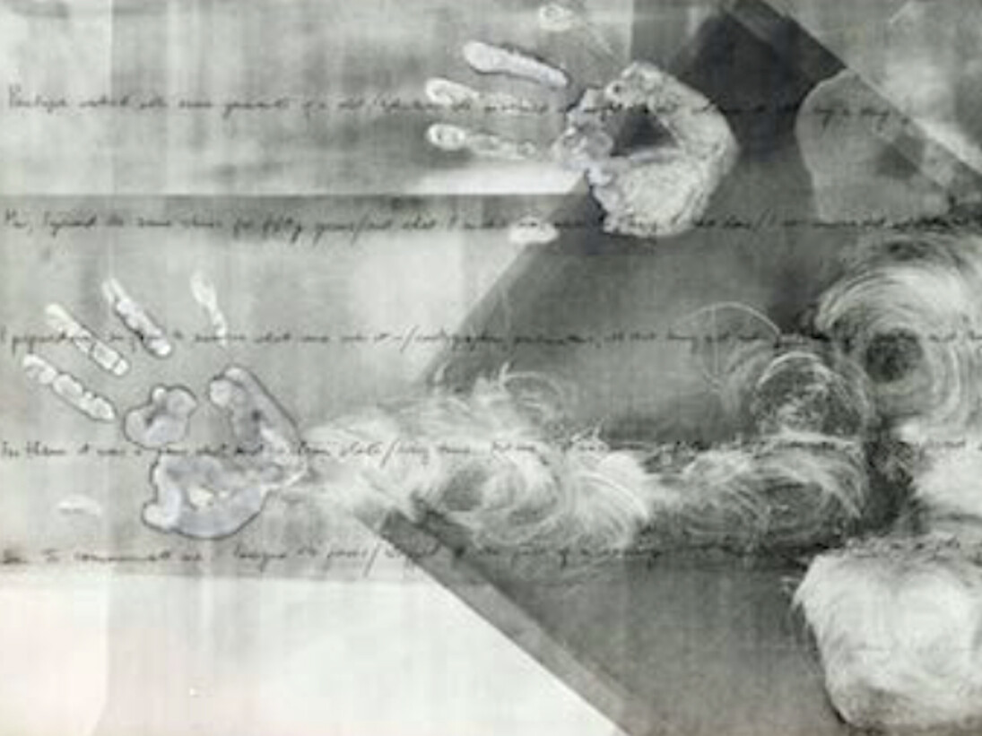 Seamus Heaney, Penelope, 1998, Ink and monotype, 55.8 x 78.7 cm. Courtesy of Benjamin Spademan
