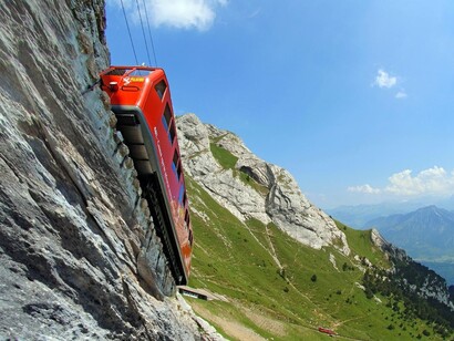 Tren de cremallera en Suiza
