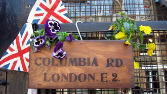 Londres. Mercado de flores de Columbia Road