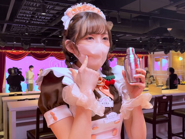 A Japanese maid café in Akihabara, symbolising the evolution of coffee shops into interactive fantasy experiences 