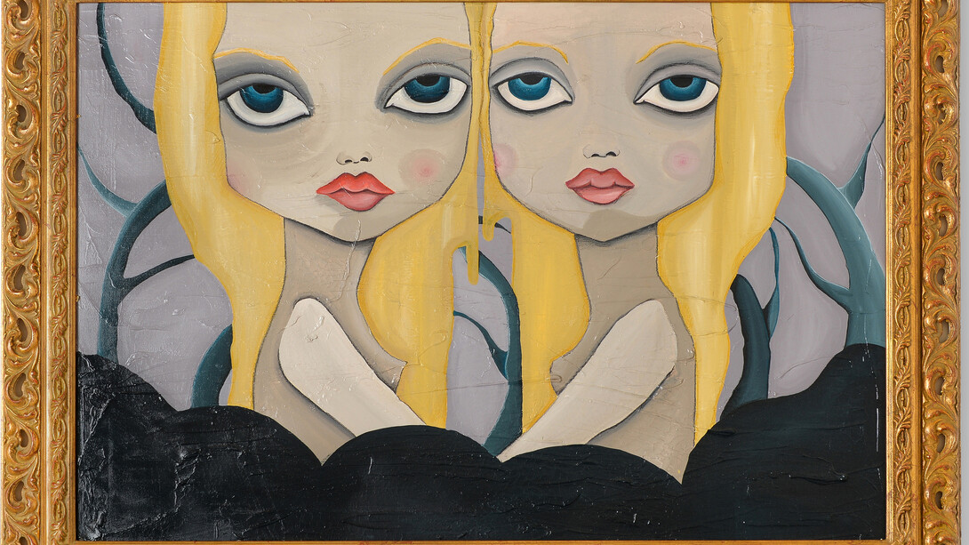 Silvia Viganò, Bipolar disorder , 70 x 100 cm, acrilico su tela , 2014