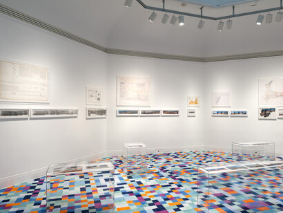 Installation view of the exhibition “Landscapes of the Hyperreal: Ábalos & Herreros selected by SO – IL“ at the Canadian Centre for Architecture, 2015. © CCA, Montréal
