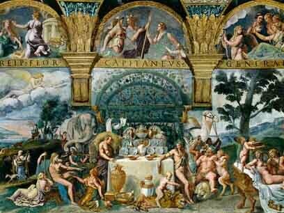 Giulio Romano. Il matrimonio di Amore e Psiche